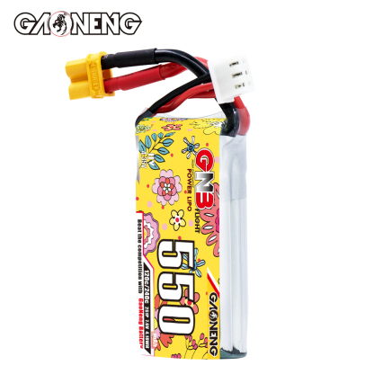 GAONENG GNB LiHV 2S 7.6V 550mah120C XT30 LiPo Battery