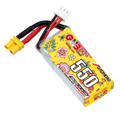 GAONENG GNB LiHV 2S 7.6V 550mah120C XT30 LiPo Battery