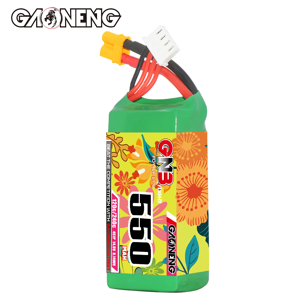 GAONENG GNB 4S 14.8V 550mAh 120C XT30 LiPo Battery
