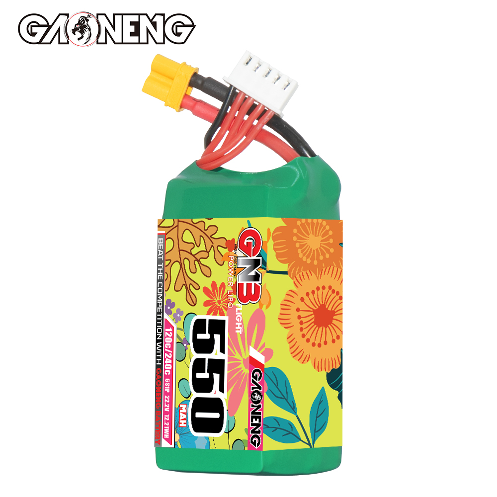 GAONENG GNB 6S 22.2V 550mAh 120C XT30 LiPo Battery