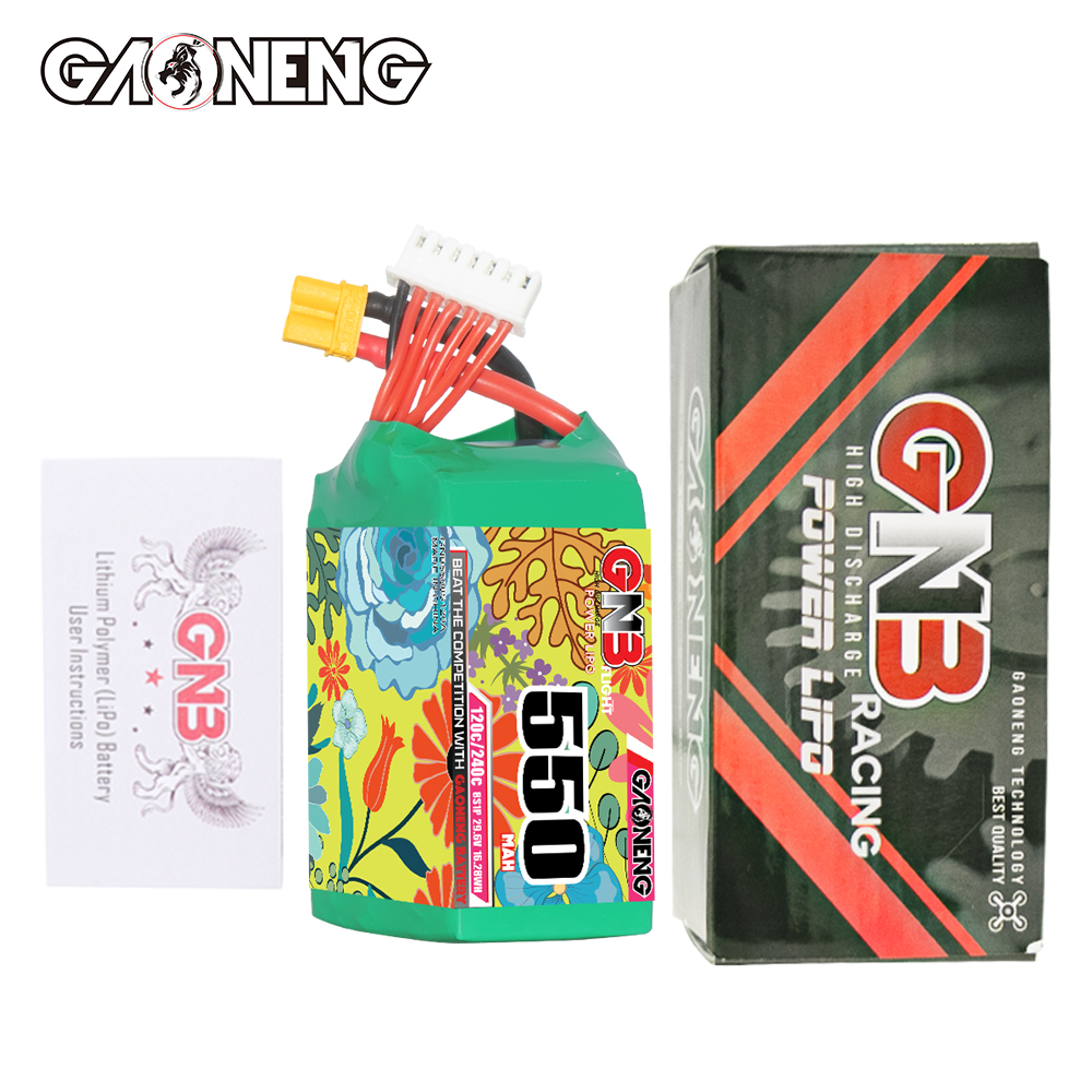 GAONENG GNB LiHV 8S 29.6V 550mAh 120C XT30 LiPo Battery
