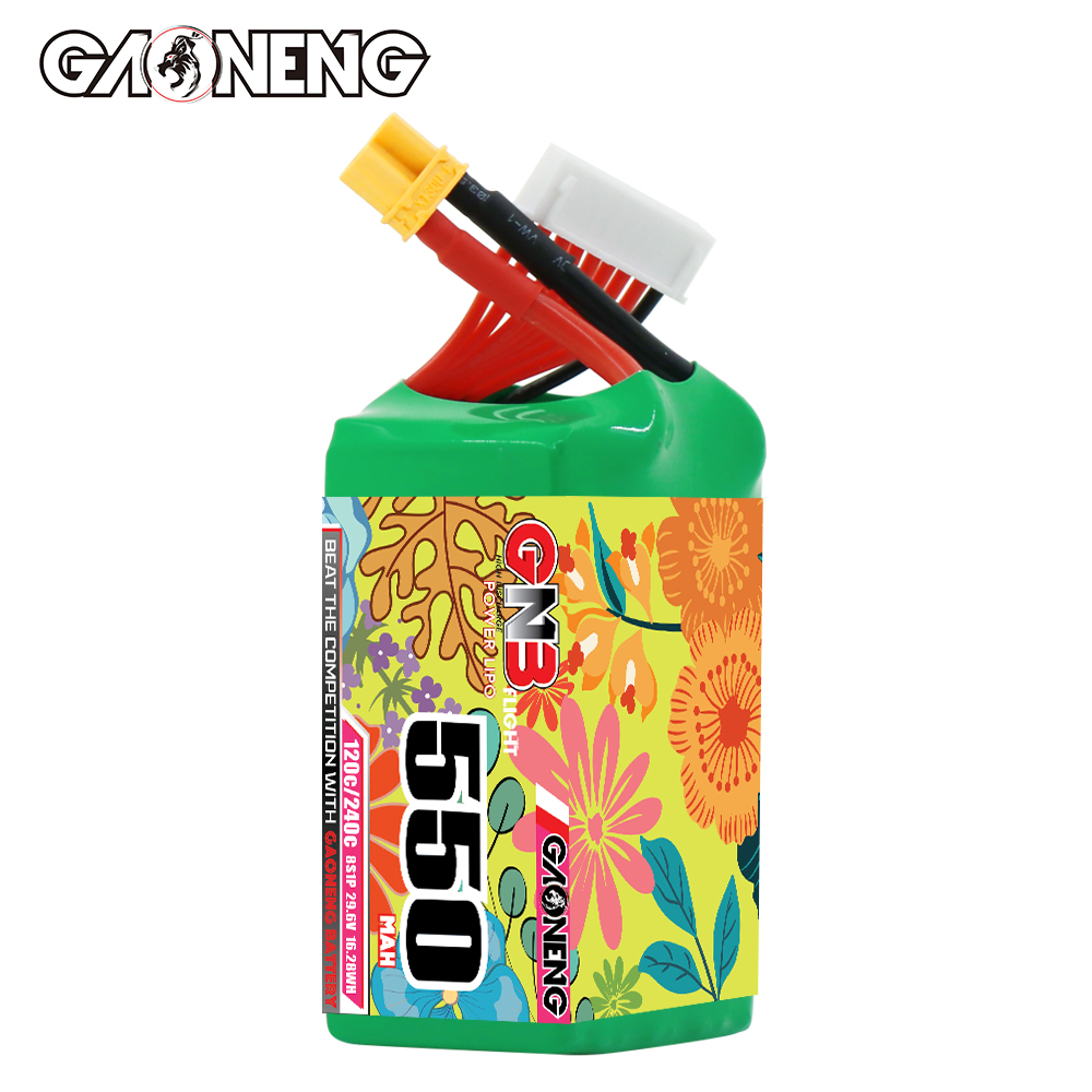 GAONENG GNB LiHV 8S 29.6V 550mAh 120C XT30 LiPo Battery