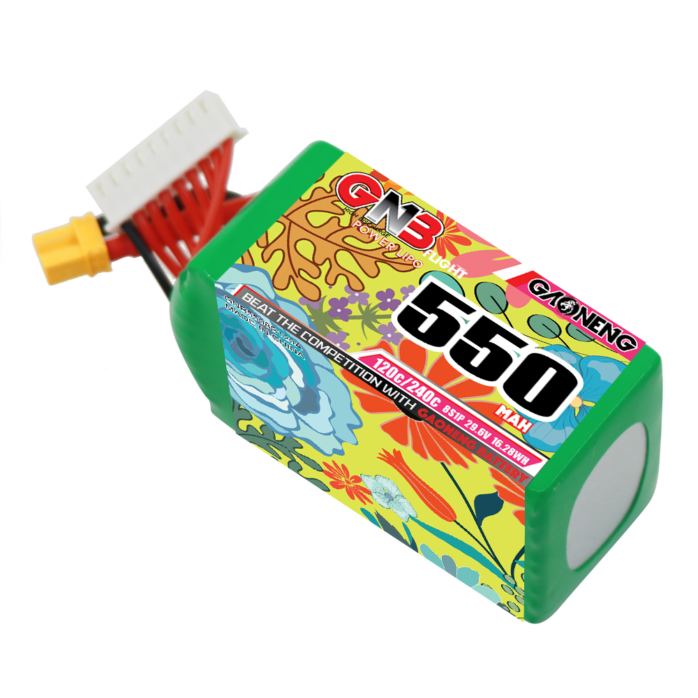 GAONENG GNB LiHV 8S 29.6V 550mAh 120C XT30 LiPo Battery