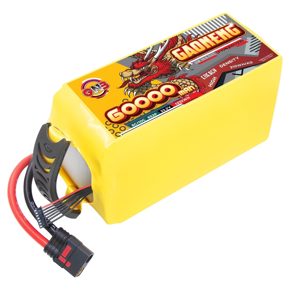 GAONENG GNB 60000mah 6S 22.2V 5C QS8 Semi Solid State Li-ion Battery