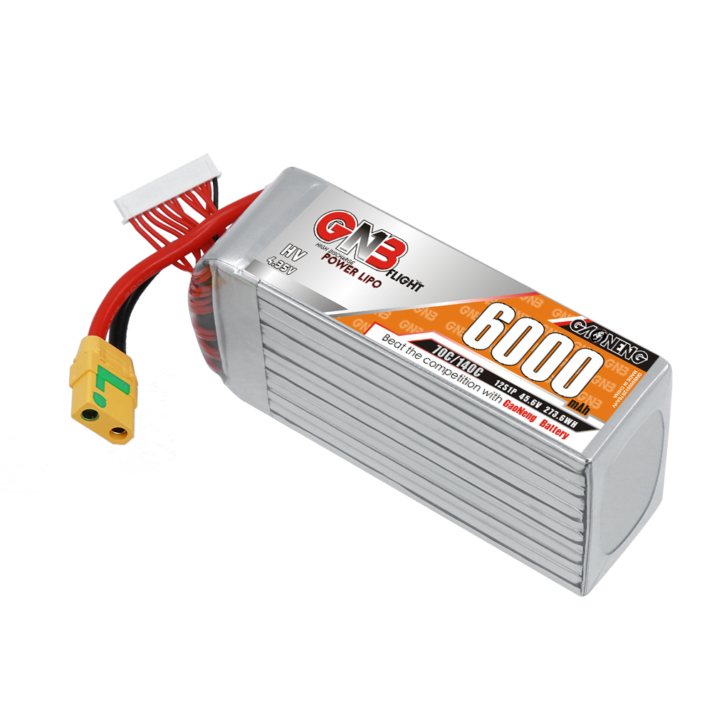 GAONENG GNB 12S1P 45.6V HV 6000mAh 70C LiPo Battery XT90S