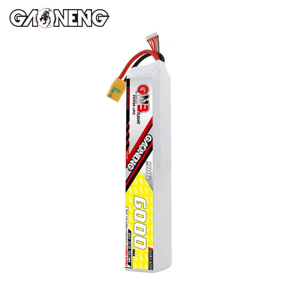GAONENG GNB 6S 6S2P 22.2V 6000mAh 100C LiPo Battery XT90S
