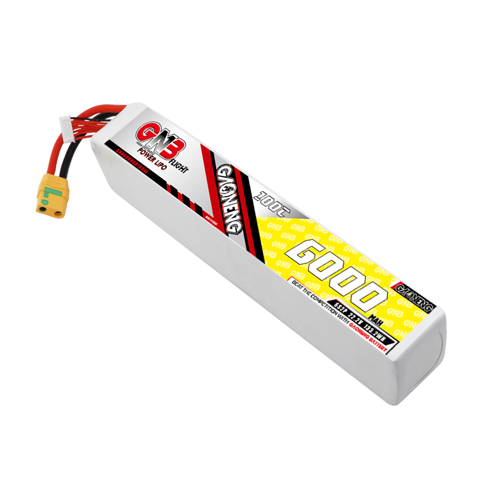 GAONENG GNB 6S 22.2V 6000mAh 100C XT90S RC LiPo Battery Drone Car Boat