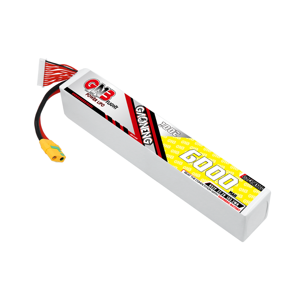 GAONENG GNB 6S 6S2P 22.2V 6000mAh 100C LiPo Battery XT90S