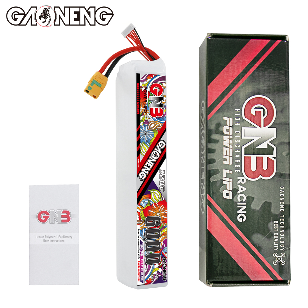 GAONENG GNB 6S 6S2P 30.4V HV 6000mAh 120C LiPo Battery XT90S