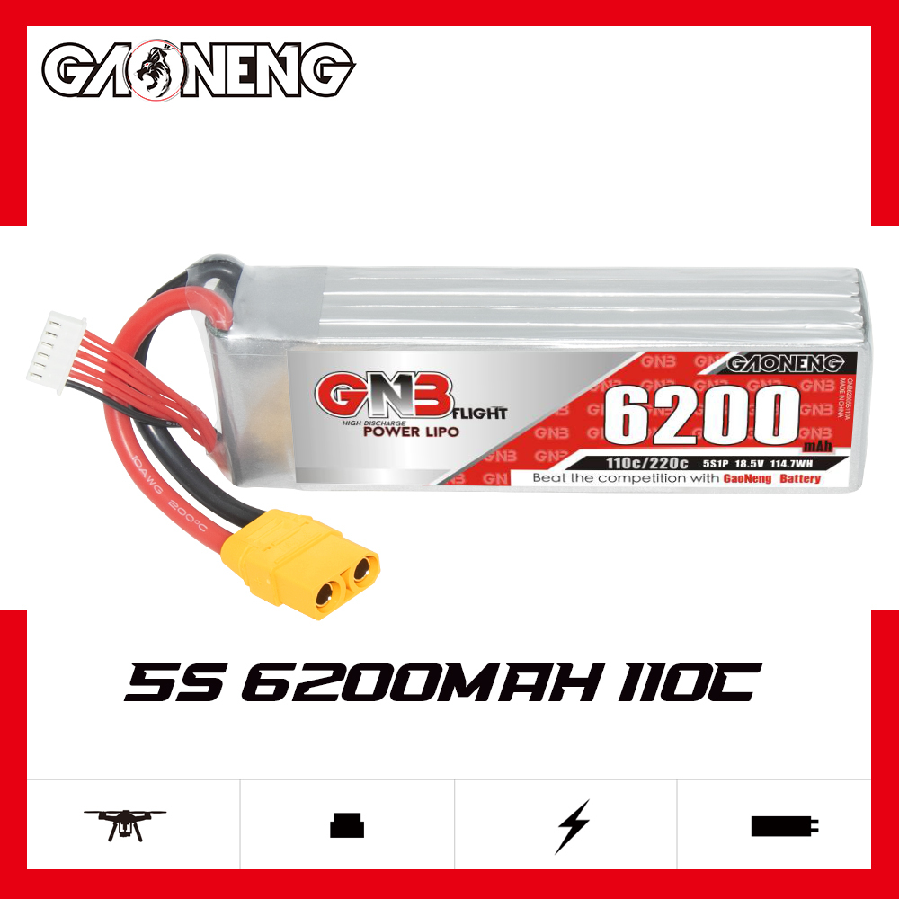 GAONENG GNB 5S 18.5V 4500mAh 120C LiPo Battery XT90