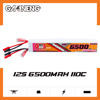 GAONENG GNB 12S 44.4V 6500mah 110C LiPo Battery XT150