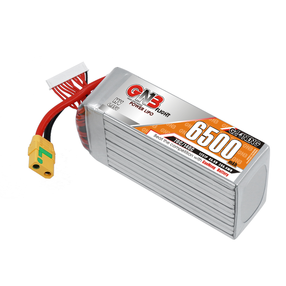 GAONENG GNB 12S1P 45.6V HV 6500mAh 70C LiPo Battery XT90S