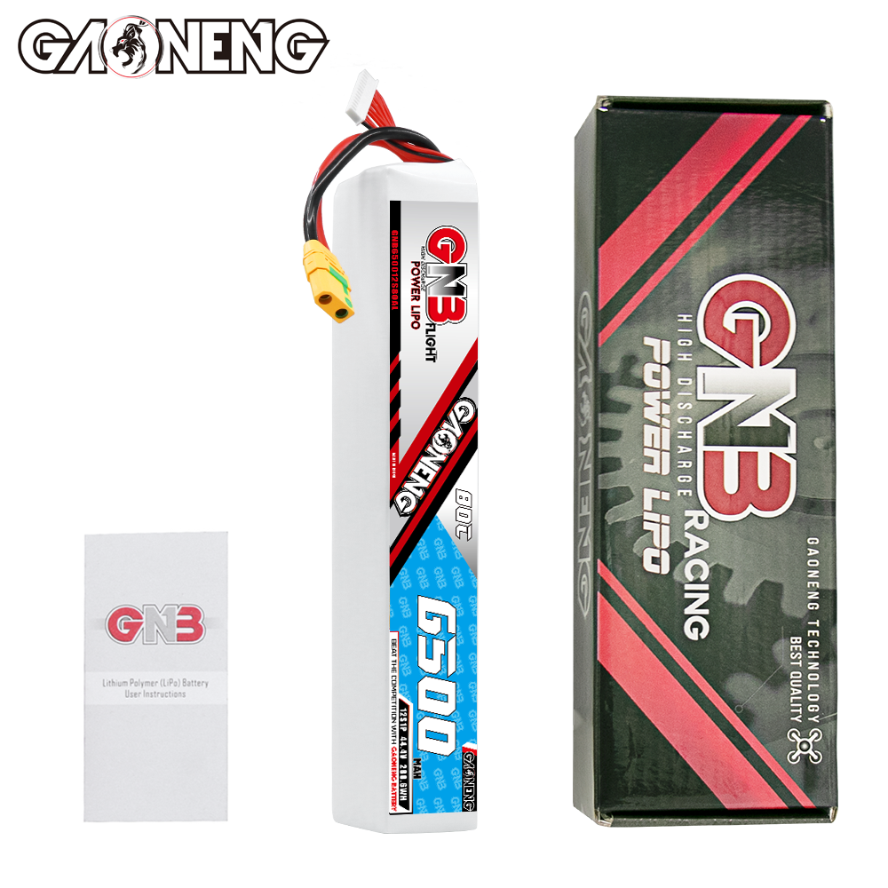 GAONENG GNB 12S 44.4V 6500mAh 80C LiPo Battery XT90S
