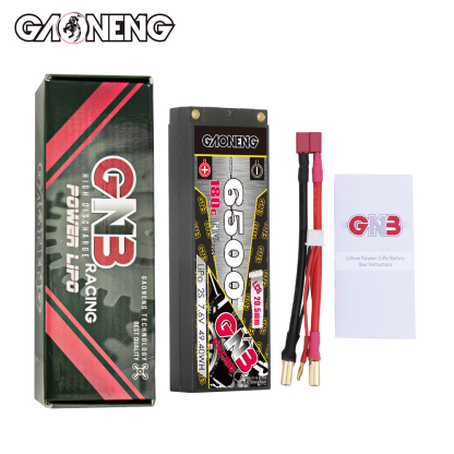GAONENG GNB 2S 7.6V 6500mAh 180C  5mm Bullet Hard Case LiPo Battery LCG