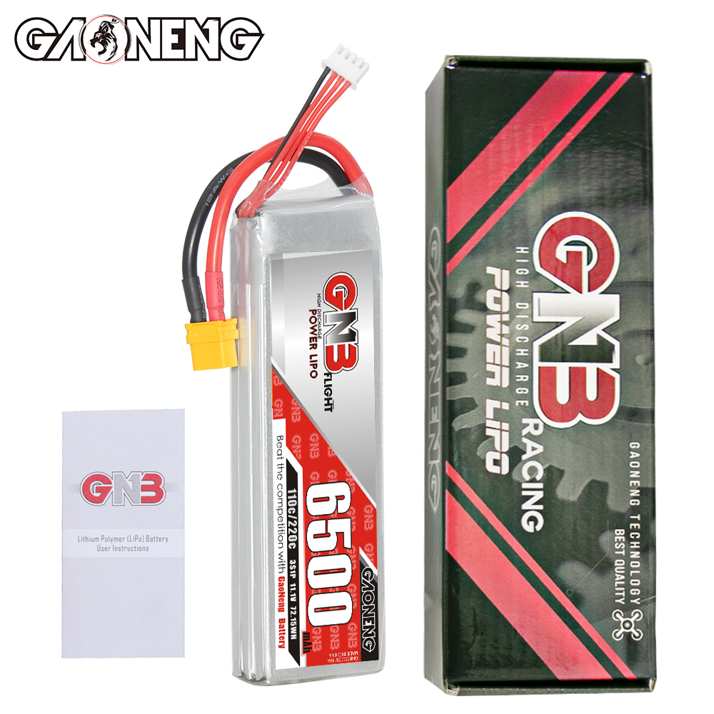 GAONENG GNB 3S 11.1V 6500mAh 110C LiPo Battery XT60