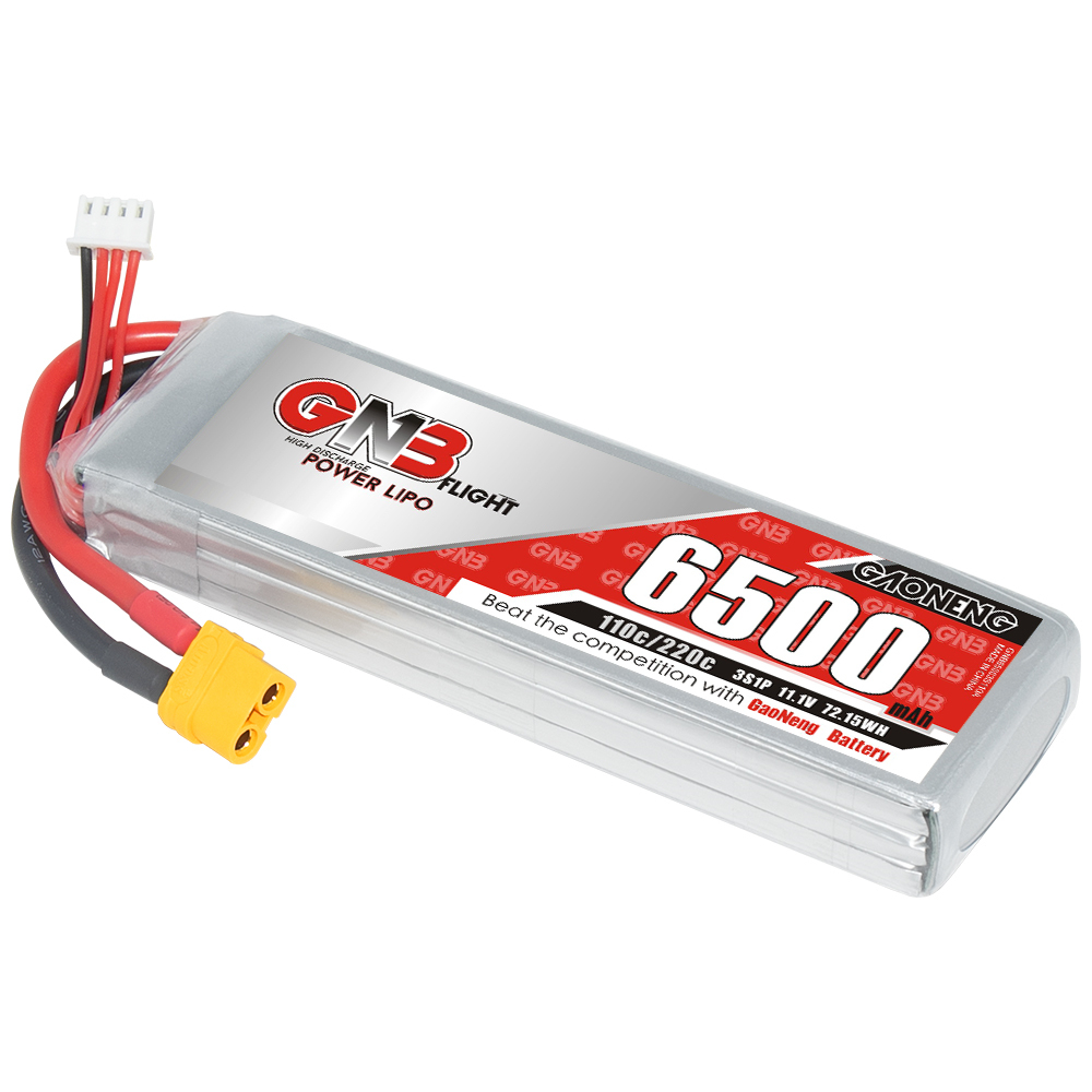 GAONENG GNB 3S 11.1V 6500mAh 110C LiPo Battery XT60