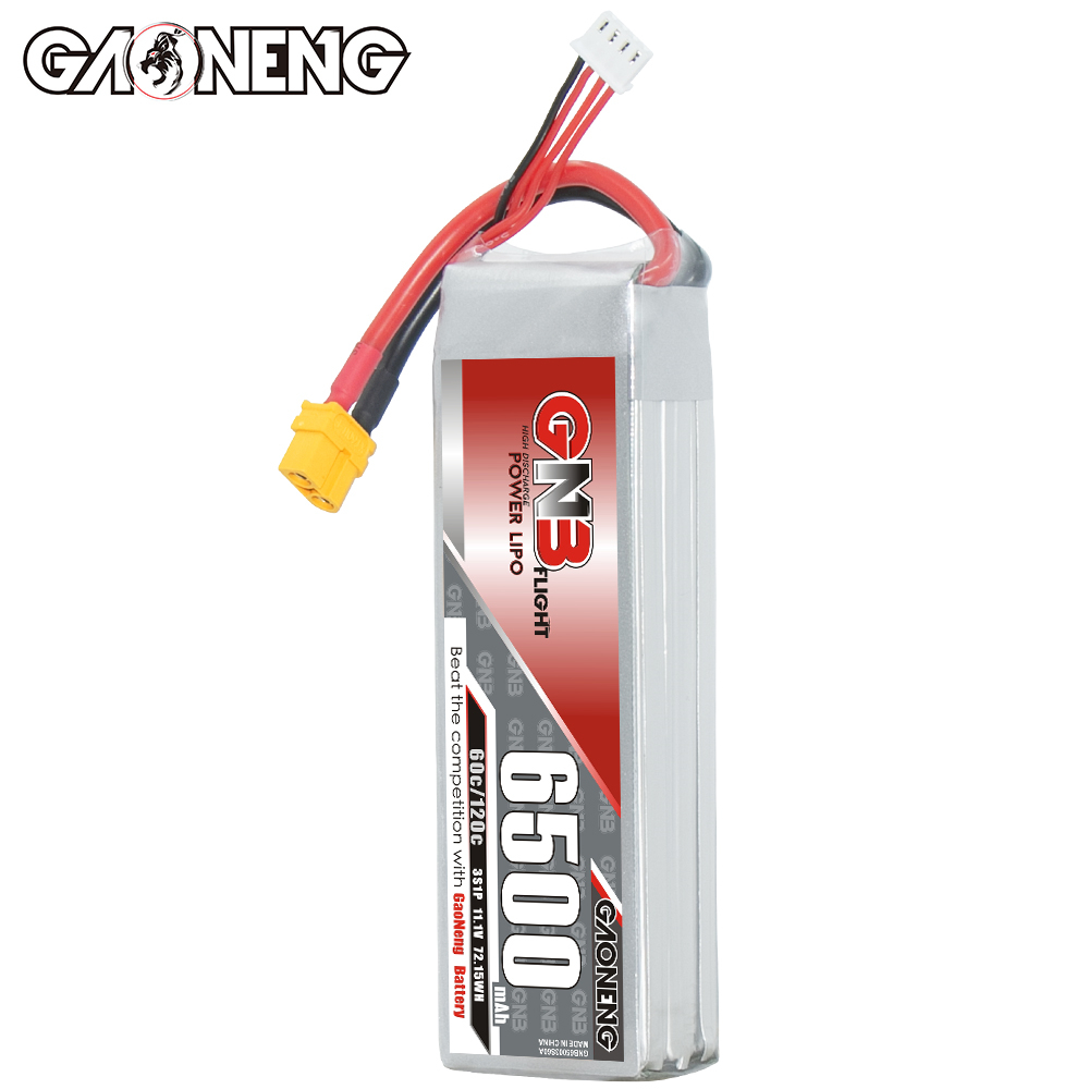 GAONENG GNB 3S 11.1V 6500mAh 60C LiPo Battery XT60