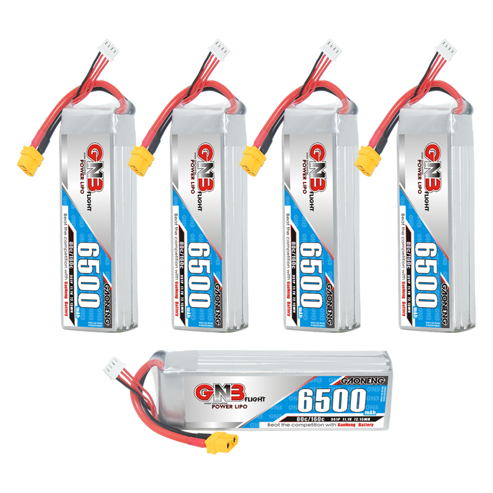 GAONENG GNB 3S 11.1V 6500mAh 80C LiPo Battery 