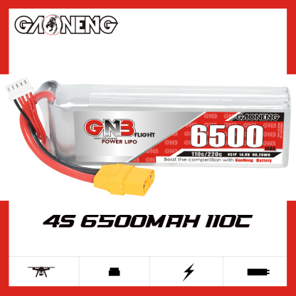 GAONENG GNB 4S 14.8V 6500mAh 110C XT90 LiPo Battery