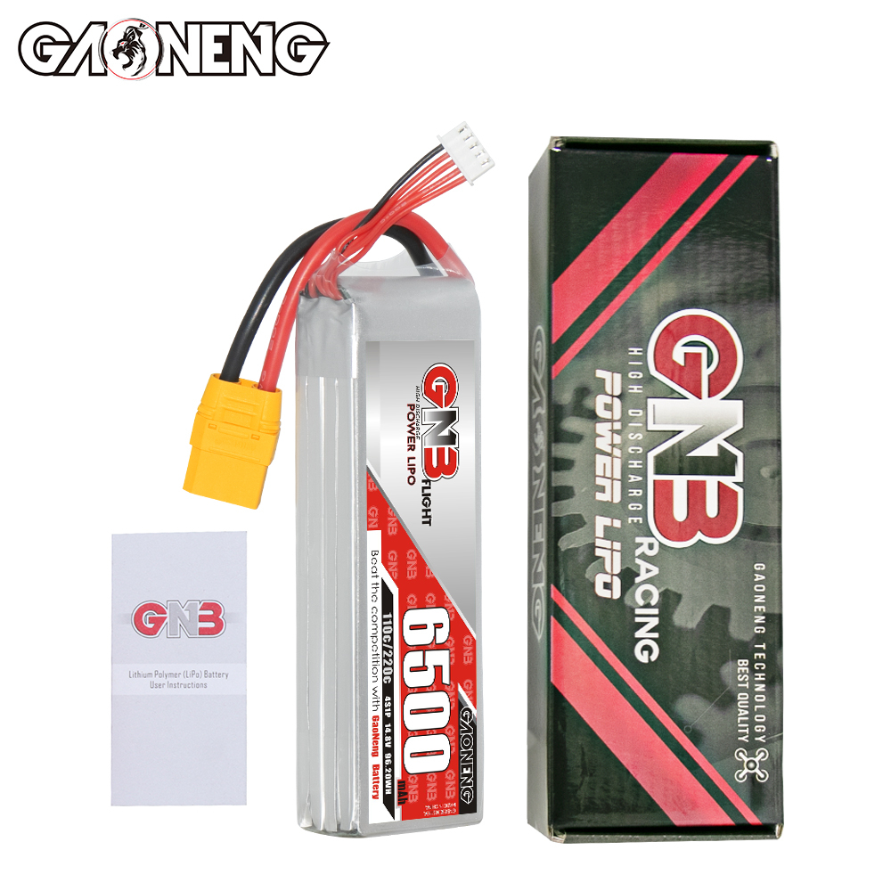 GAONENG GNB 4S 14.8V 6500mAh 110C XT90 LiPo Battery
