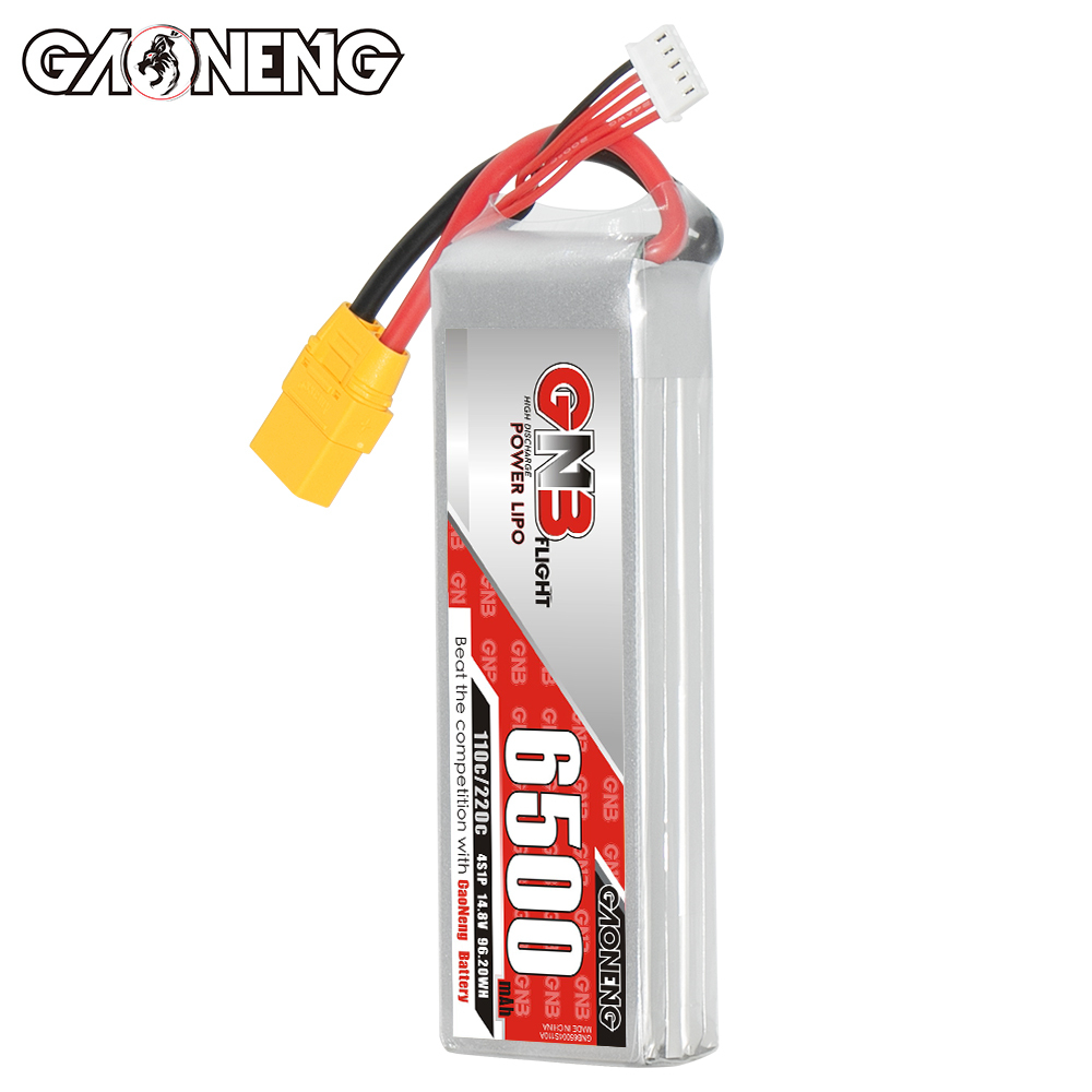 GAONENG GNB 4S 14.8V 6500mAh 110C XT90 LiPo Battery