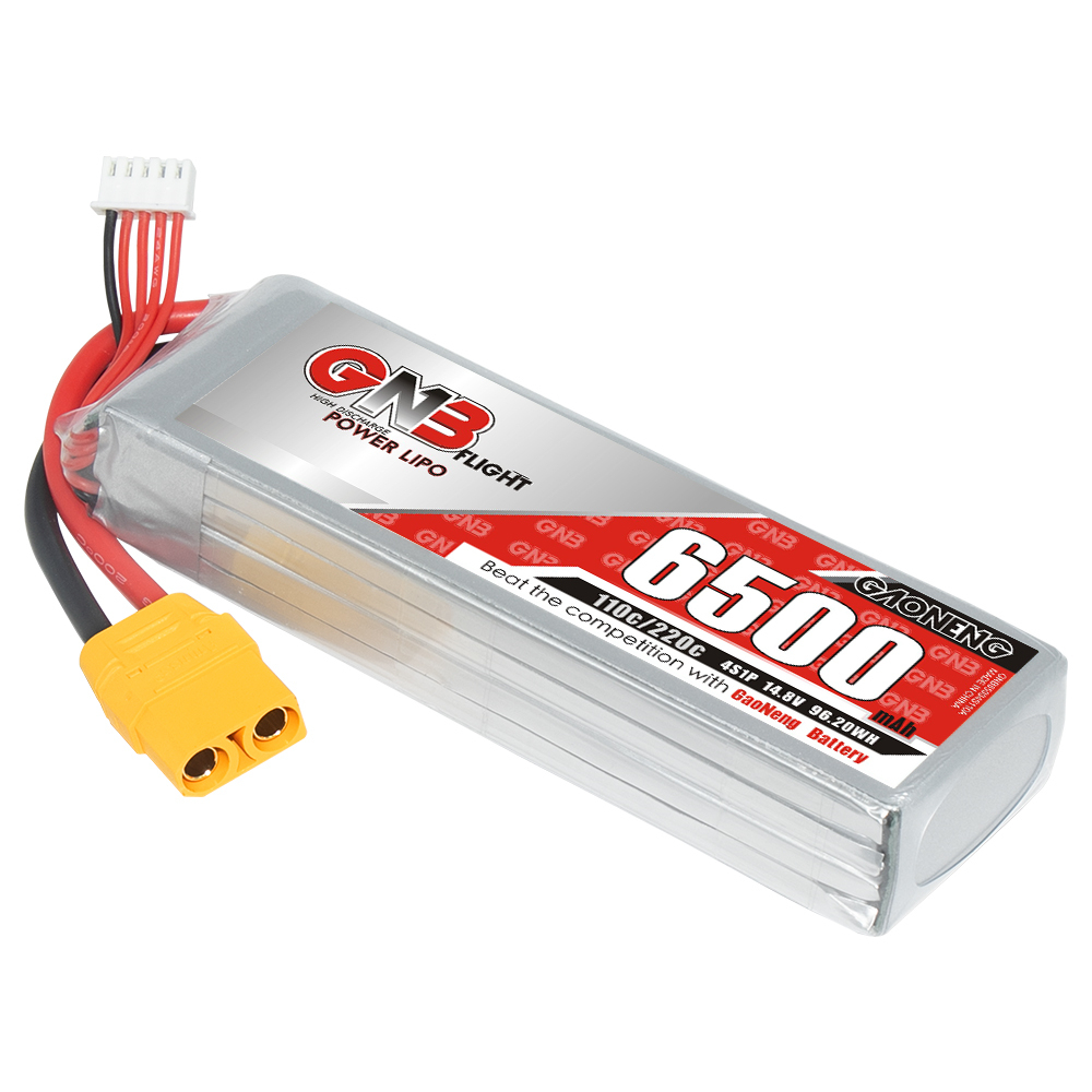 GAONENG GNB 4S 14.8V 6000mAh 100C XT90 RC LiPo Battery Drone Car Boat