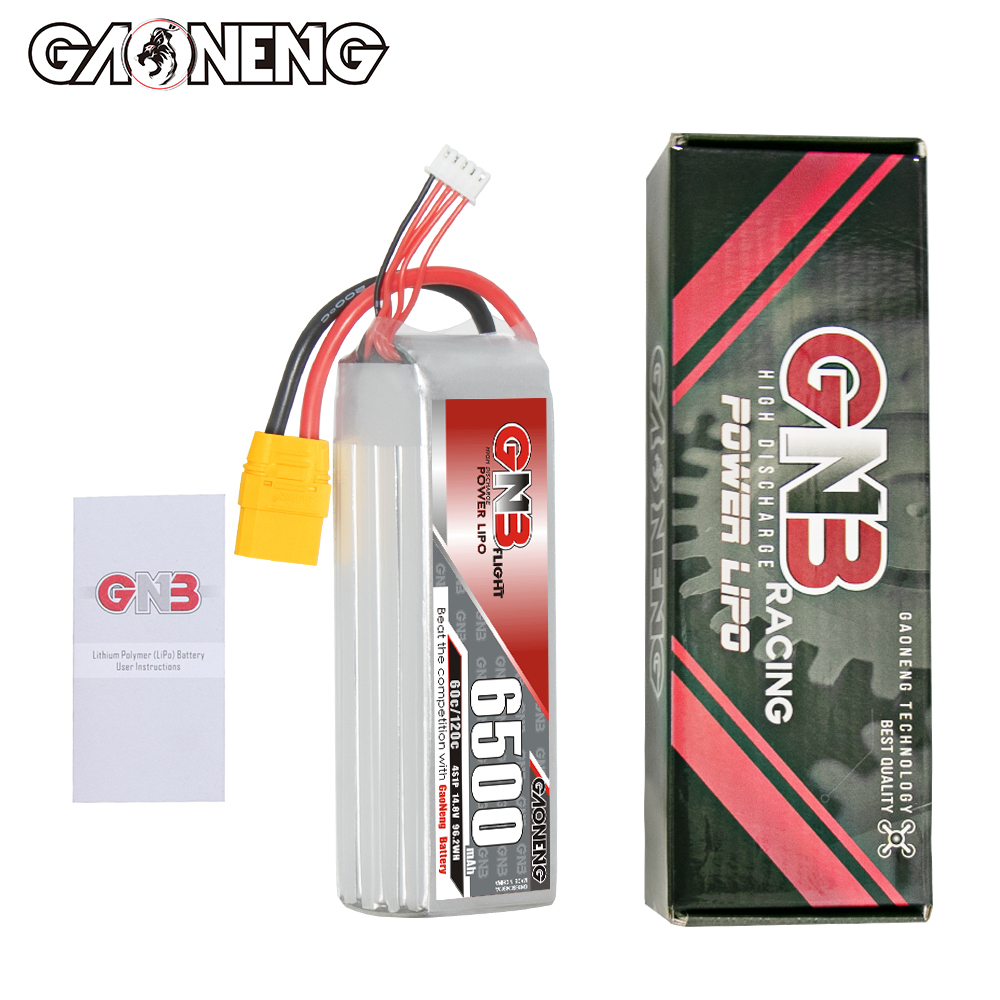 GAONENG GNB 4S 14.8V 6500mAh 60C LiPo Battery XT60