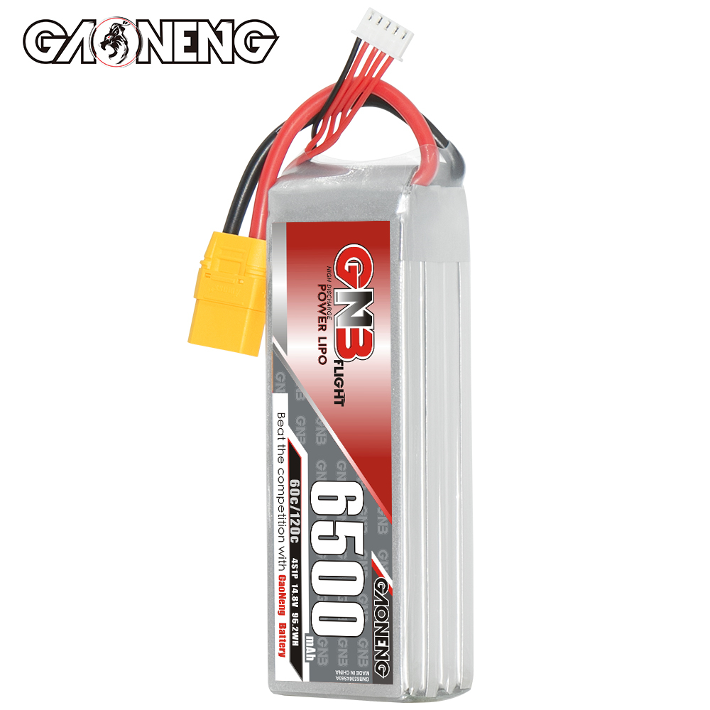 GAONENG GNB 4S 14.8V 6500mAh 60C LiPo Battery XT60