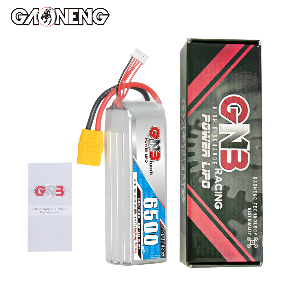 GAONENG GNB 4S 14.8V 6500mAh 80C LiPo Battery XT90
