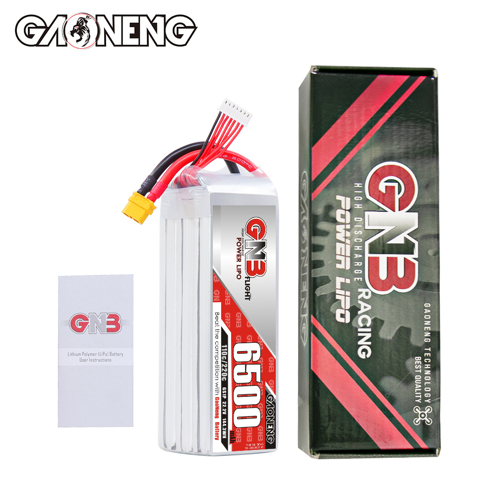 GAONENG GNB 6S 22.2V 6500mAh 110C LiPo Battery XT60