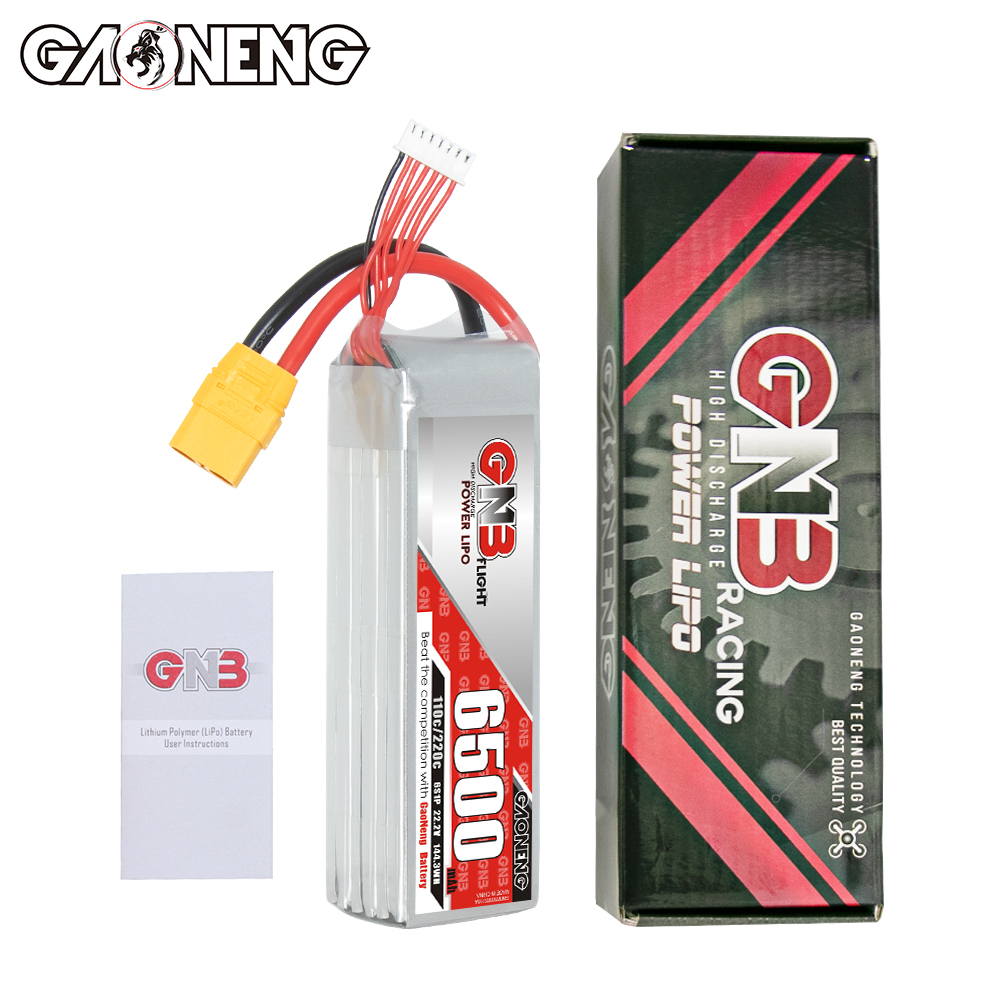 GAONENG GNB 6S 22.2V 6500mAh 110C LiPo Battery XT90