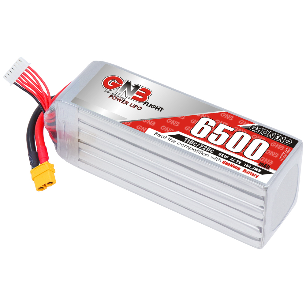 GAONENG GNB 6S 22.2V 6000mAh 100C XT90 RC LiPo Battery Drone Car Boat
