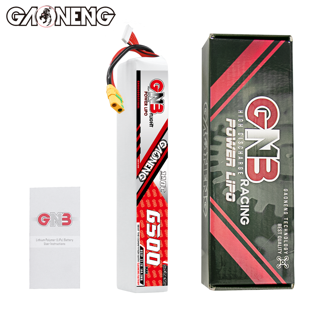 GAONENG GNB 6S 22.2V 6500mAh 110C LiPo Battery XT90S