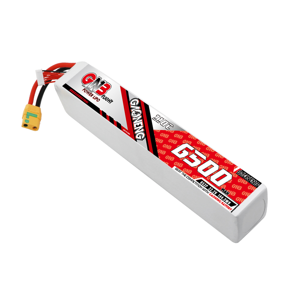 GAONENG GNB 6S 22.2V 6500mAh 110C XT90S RC LiPo Battery Drone Car Boat