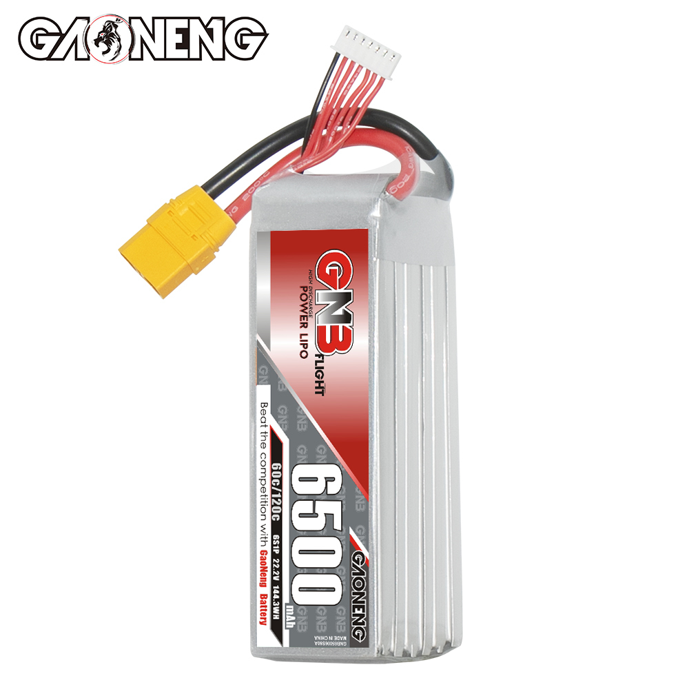 GAONENG GNB 6S 22.2V 6500mAh 60C LiPo Battery XT90