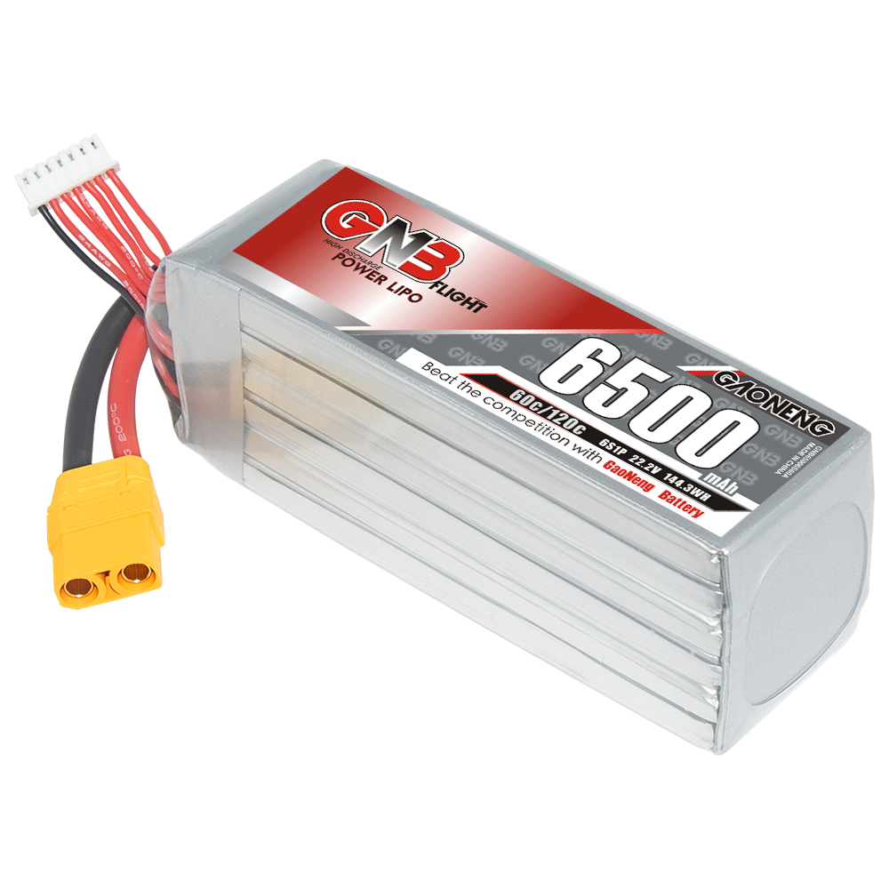 GAONENG GNB 6S 22.2V 6500mAh 60C LiPo Battery XT90