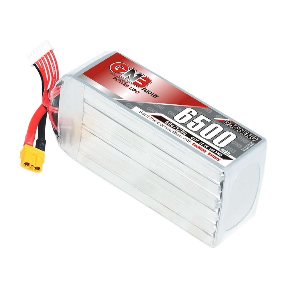 GAONENG GNB 6S 22.2V 6500mAh 60C LiPo Battery XT60