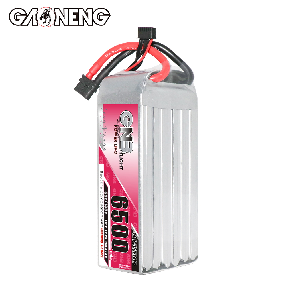 GAONENG GNB 6S 22.2V 6500mAh 65C LiPo Battery XT60