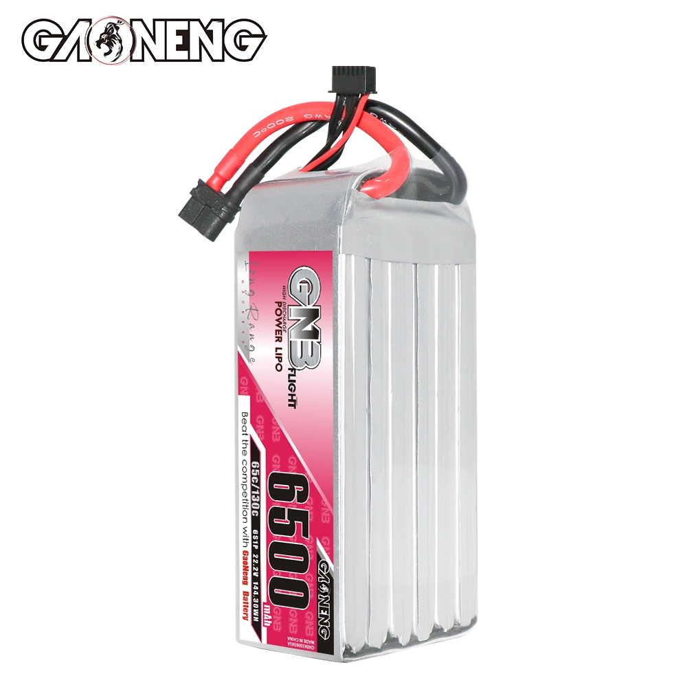GAONENG GNB 6S 22.2V 6500mAh 65C LiPo Battery XT60