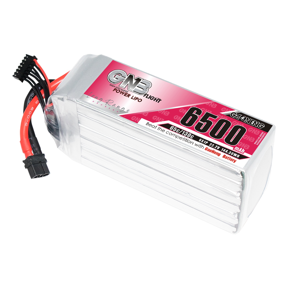 GAONENG GNB 6S 22.2V 6500mAh 65C LiPo Battery XT60