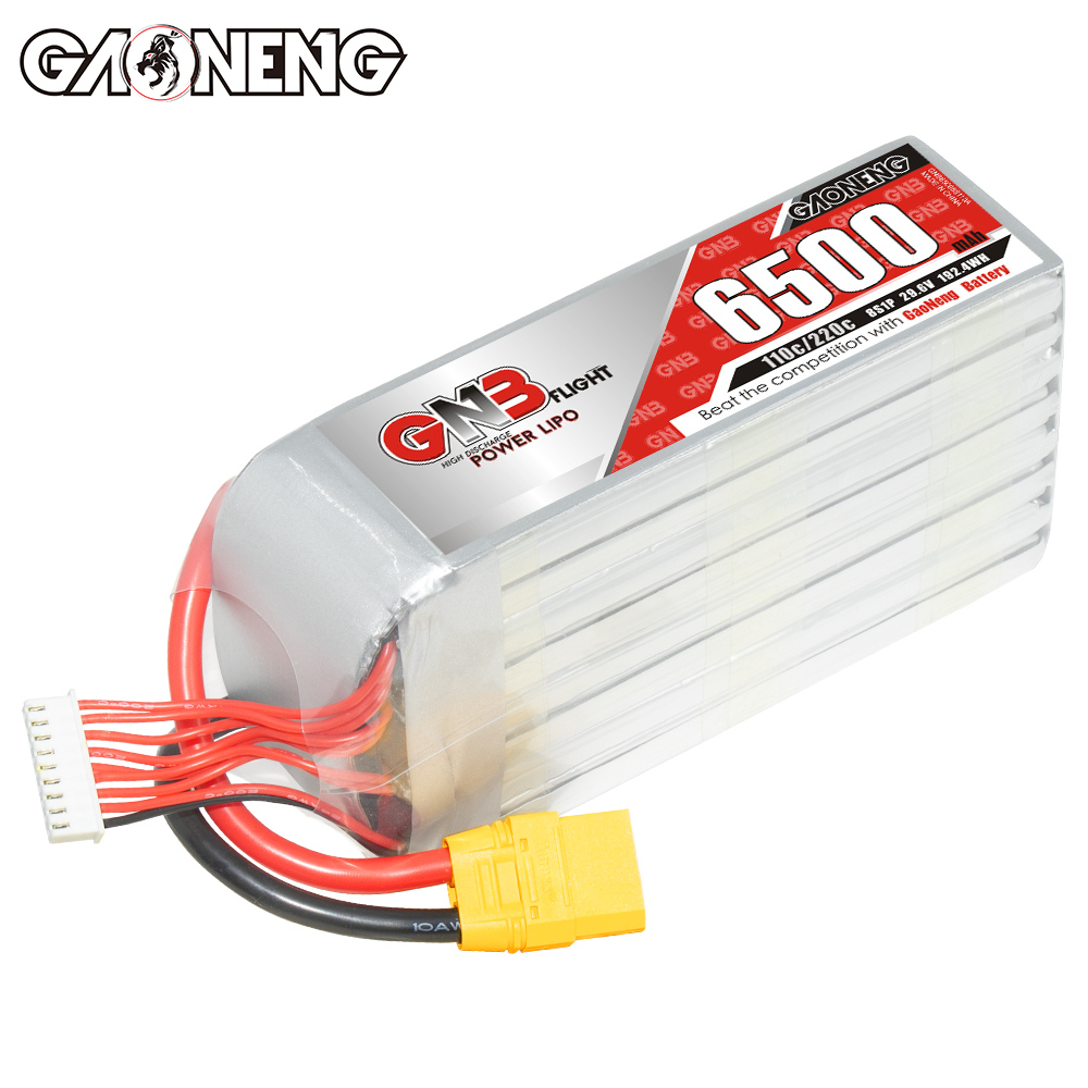 GAONENG GNB 8S 29.6V 6500mAh 110C LiPo Battery XT90
