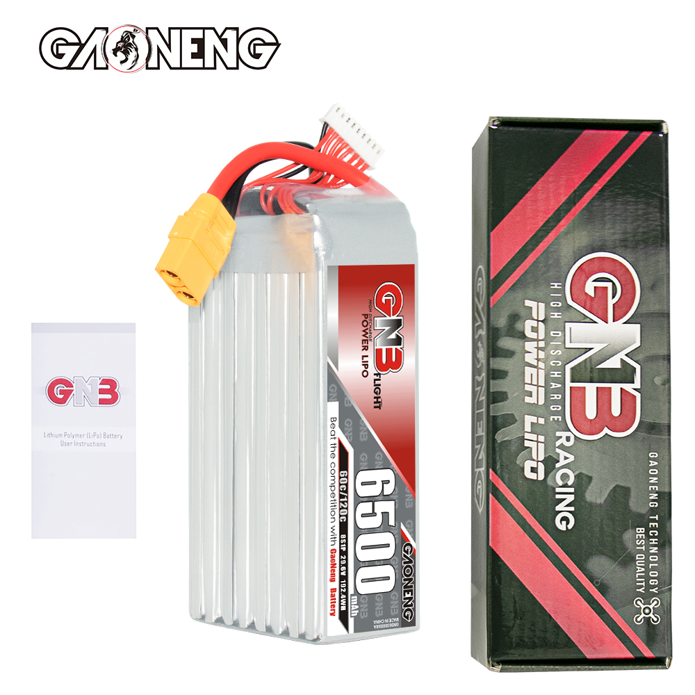 GAONENG GNB 8S 29.6V 6500mAh 60C LiPo Battery XT90