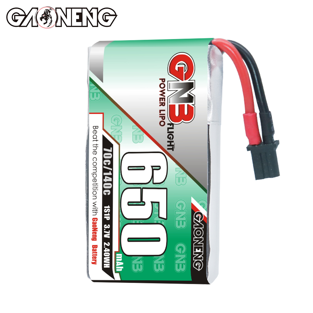 [Copy]GAONENG GNB 1S 3.7V 650mAh 70C A30 LiPo Battery
