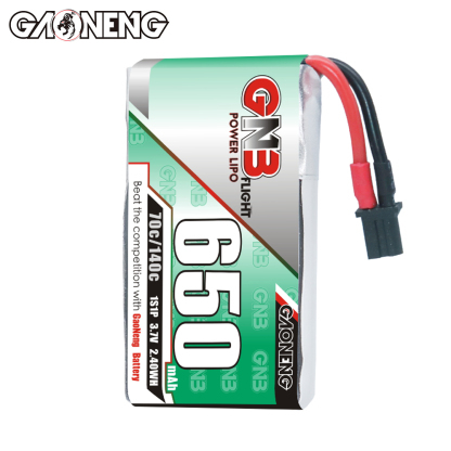 [Copy]GAONENG GNB 1S 3.7V 650mAh 70C A30 LiPo Battery