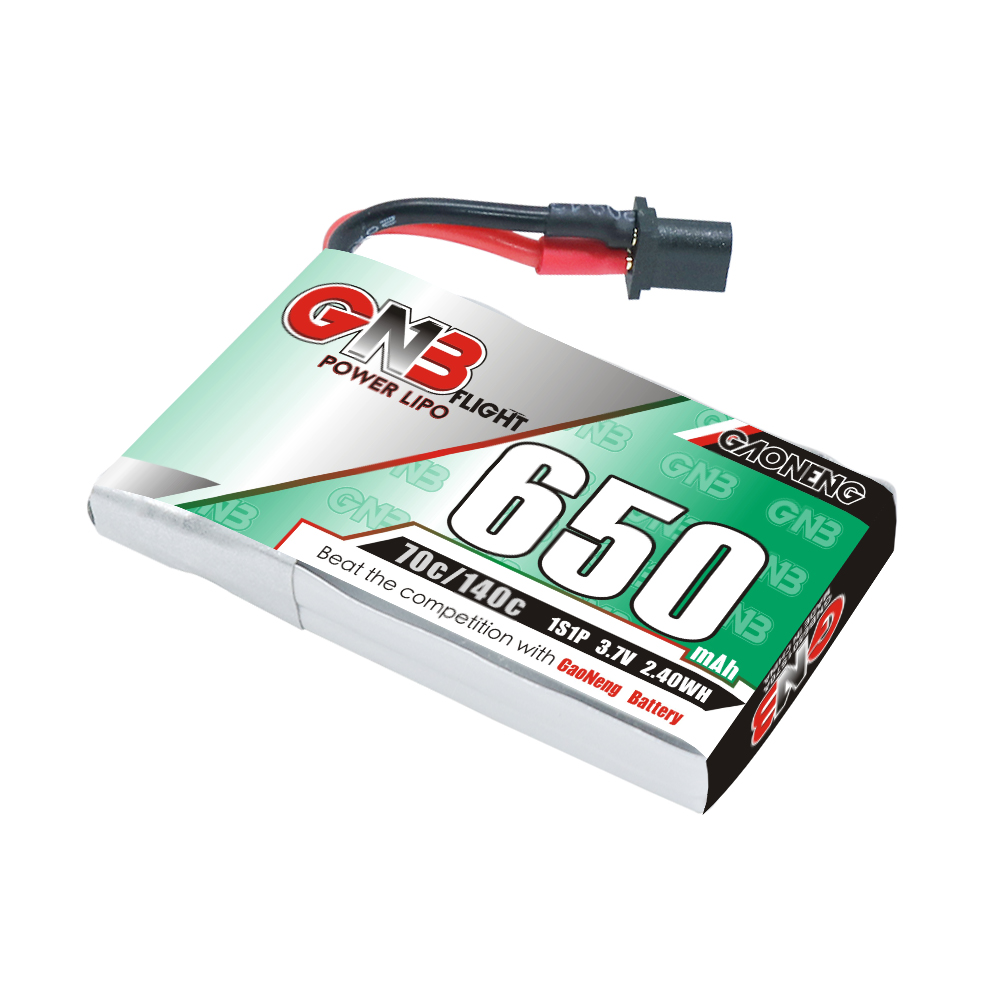 [Copy]GAONENG GNB 1S 3.7V 650mAh 70C A30 LiPo Battery