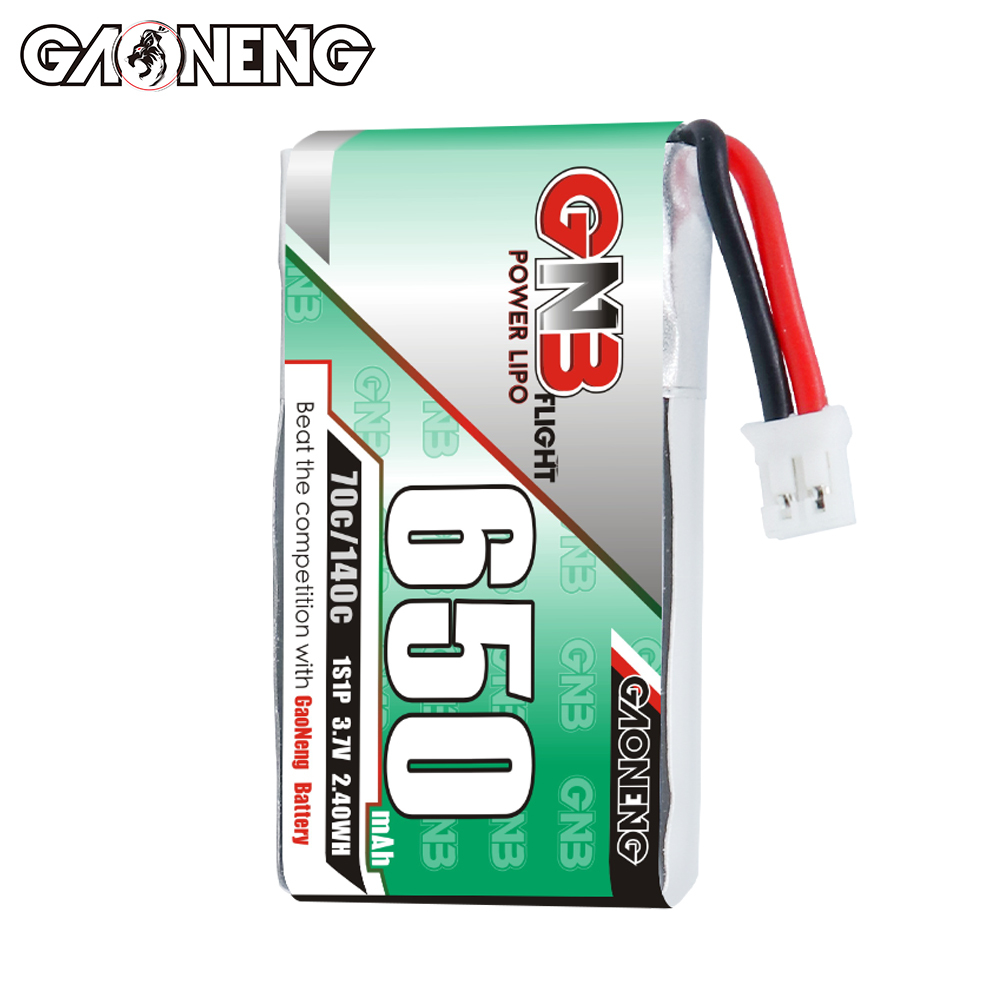 GAONENG GNB 1S 3.7V 650mAh 70C PH2.0 LiPo Battery