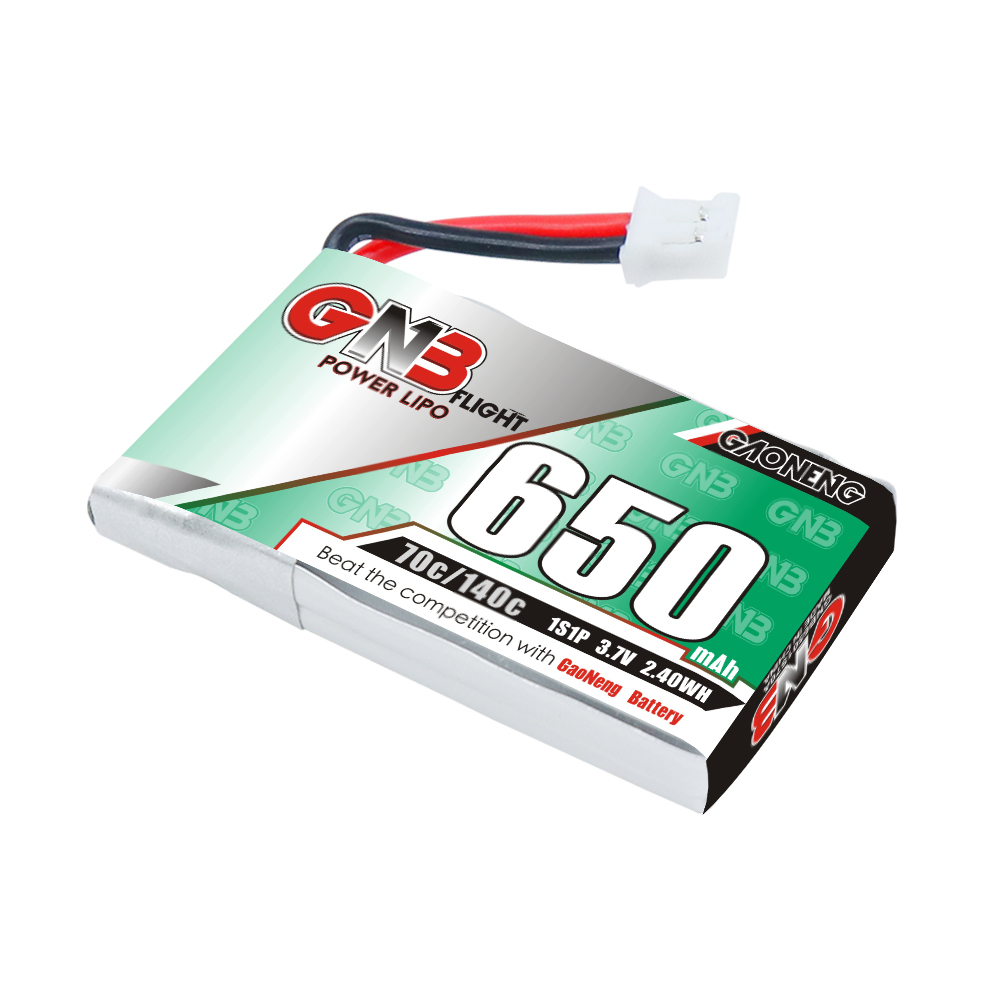 GAONENG GNB 1S 3.7V 650mAh 70C PH2.0 LiPo Battery