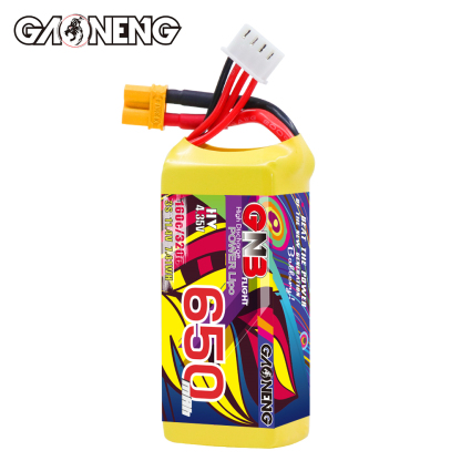 GAONENG GNB LiHV 3S 11.4V 650mAh 160C XT30 LiPo Battery