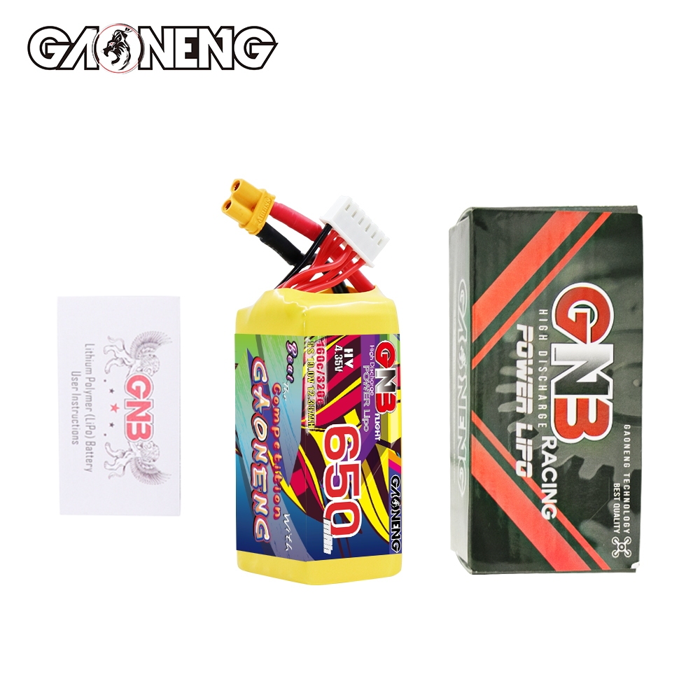 GAONENG GNB LiHV 5S 19V 650mAh 160C XT30 HV LiPo Battery