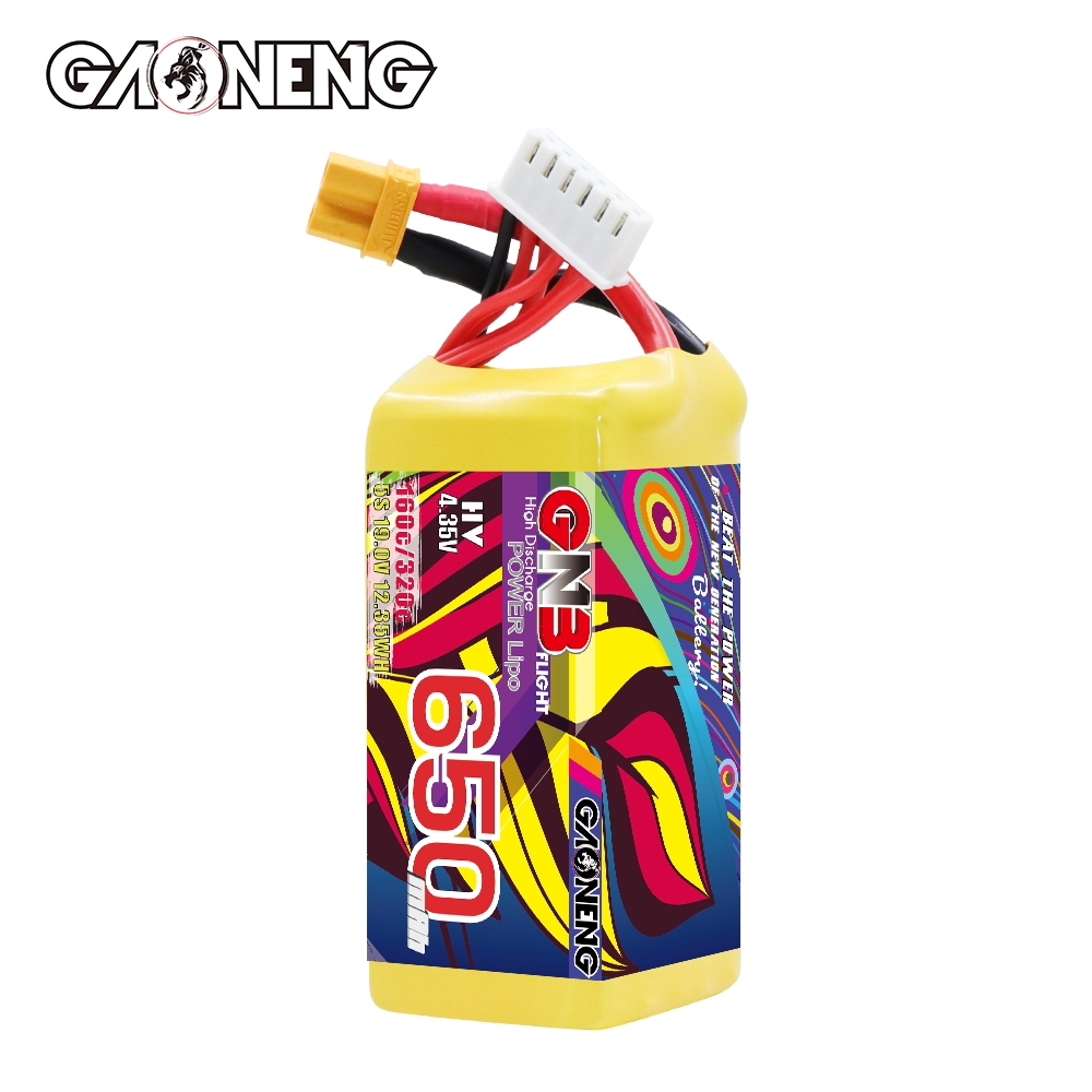GAONENG GNB LiHV 5S 19V 650mAh 160C XT30 HV LiPo Battery